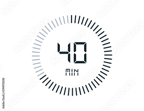 40 minutes timers Clocks, Timer 40 min icon