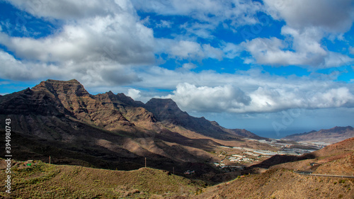 mountains of gran canaria island