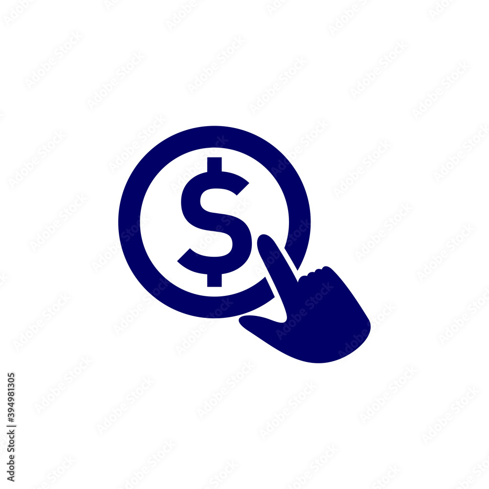 Money Care logo design vector template, Business logo design concept, Icon symbol Money Care logo design vector template, Business logo design concept, Icon symbol