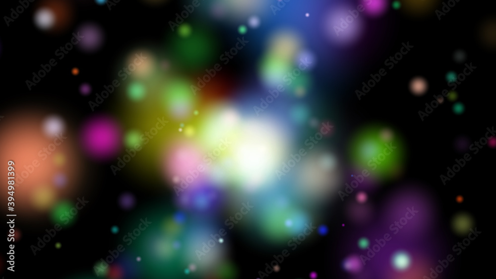 Abstract colorful bokeh background. Glowing light effect Abstract colorful bokeh background. Glowing light effect