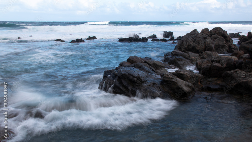 water and rocks in the atlantic water and rocks in the atlantic
