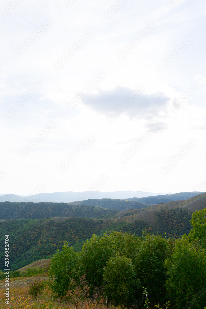 beautiful summer mountain landscape in sunny weather