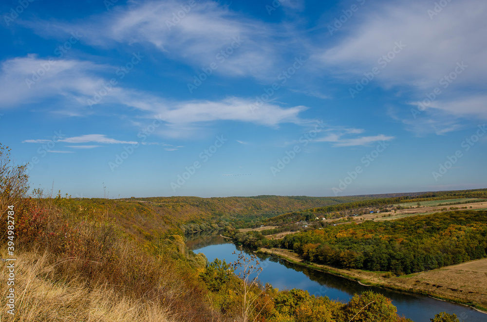 Obraz premium landscape with river