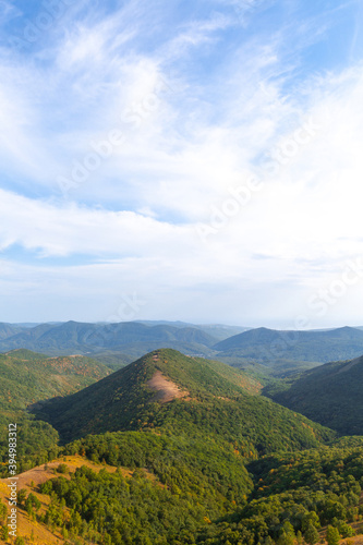 beautiful summer mountain landscape in sunny weather
