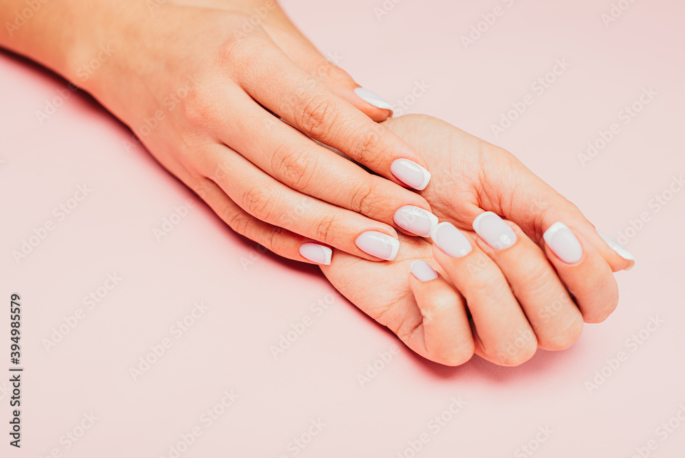 hands with manicure