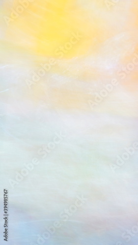 A Depiction of the Morning Sunrise, Showing the Early Warmth of the Day Melting the Soft Misty Colours of Nature.