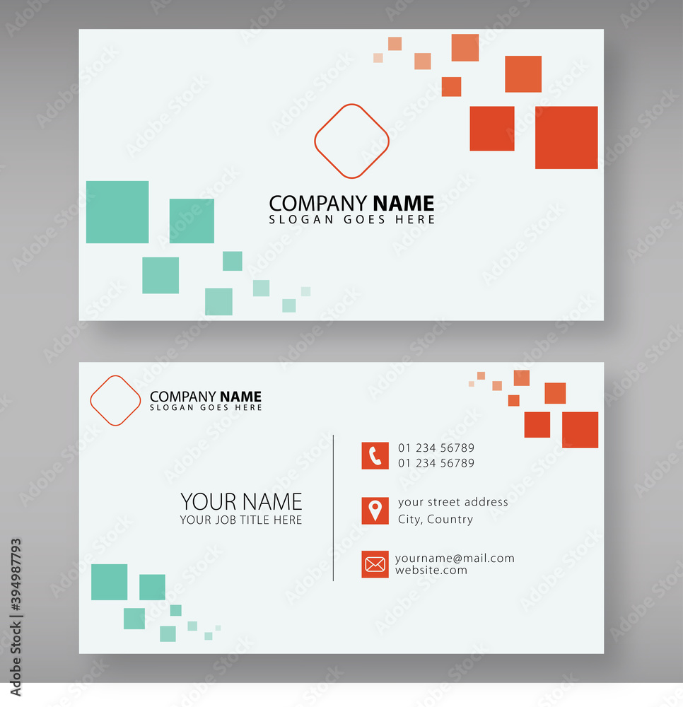 Business card template Business card template