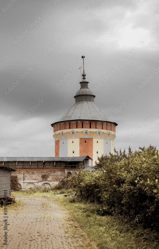 Watchtower of a medieval Orthodox monastery