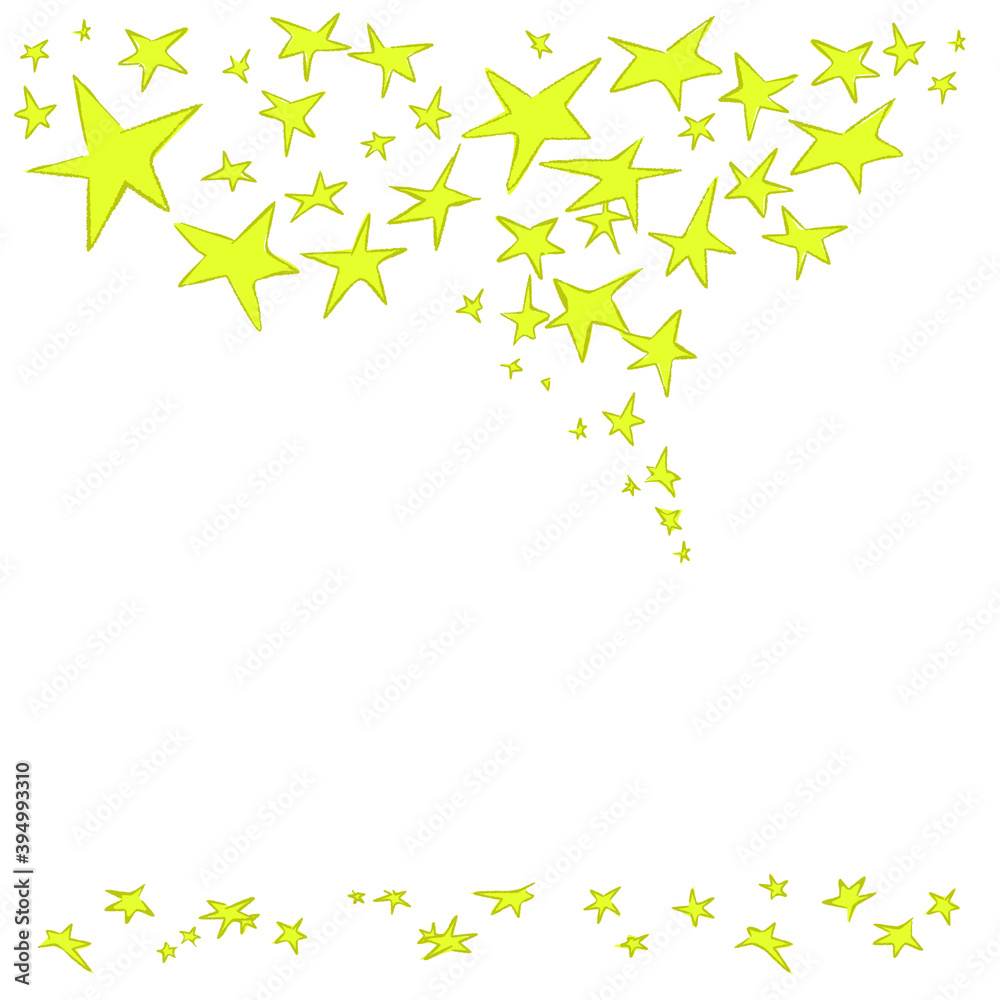 手書き風の星イラスト素材 Stock Vector Adobe Stock