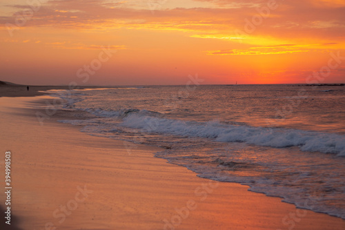 sunrise on the beach © Yannis