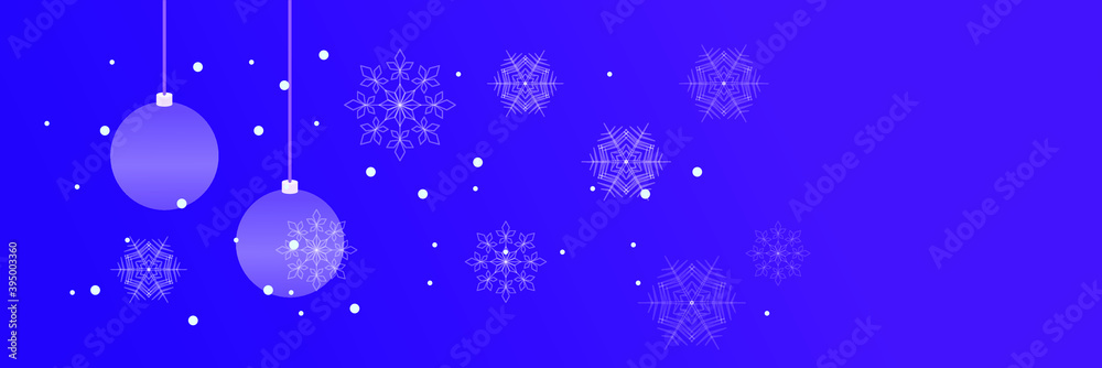 beautiful christmas balls banner with text space beautiful christmas balls banner with text space