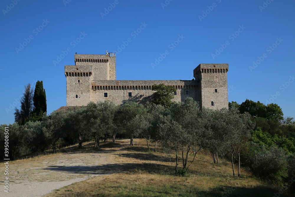 The medieval castle of Narni in Umbria