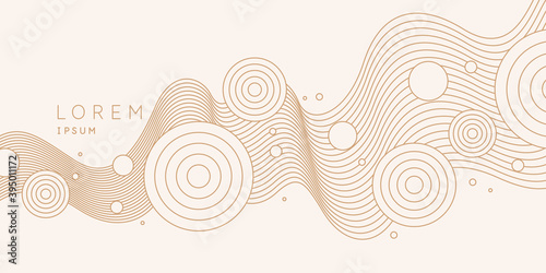Trendy abstract background. Composition of geometric forms. Modern vector illustration