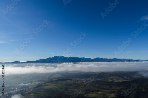 Pieniny panorama mgła  © wedrownik52