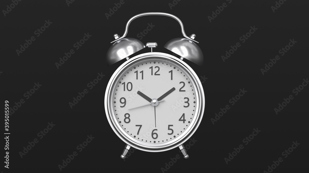 alarm clock realistic 3d render