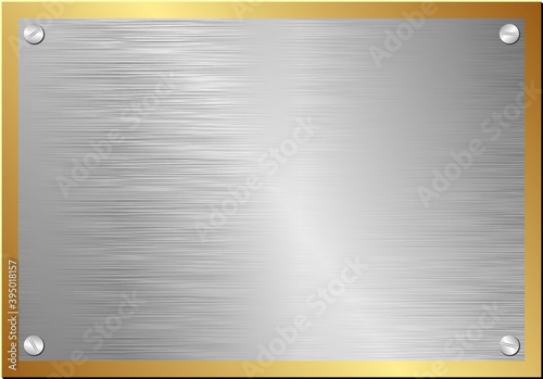 metal plaque