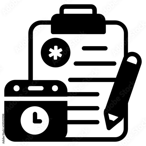 
A solid design of medical advice icon
