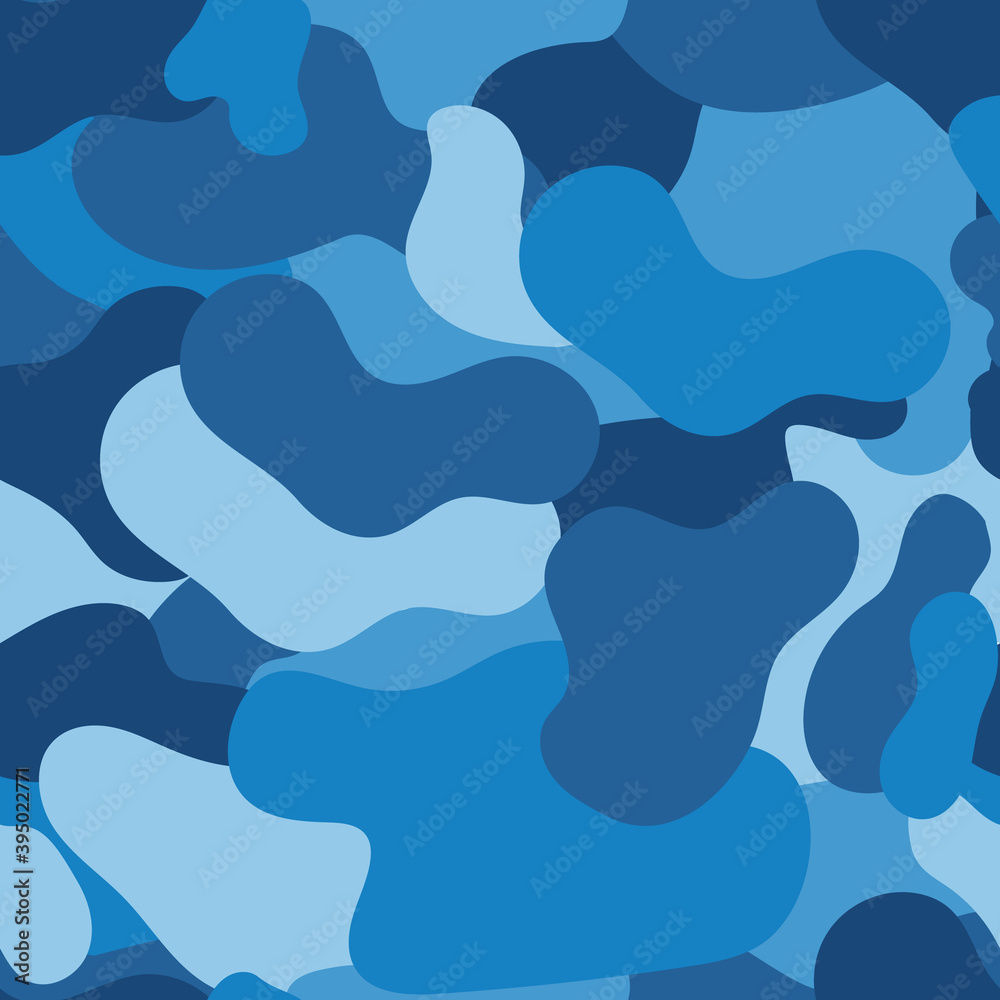 Camouflage background. Colorful camouflage pattern background. Vector illustration. 
