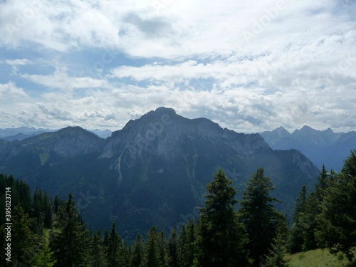Mountain hiking tour to Tegelberg mountain, Bavaria, Germany © BirgitKorber