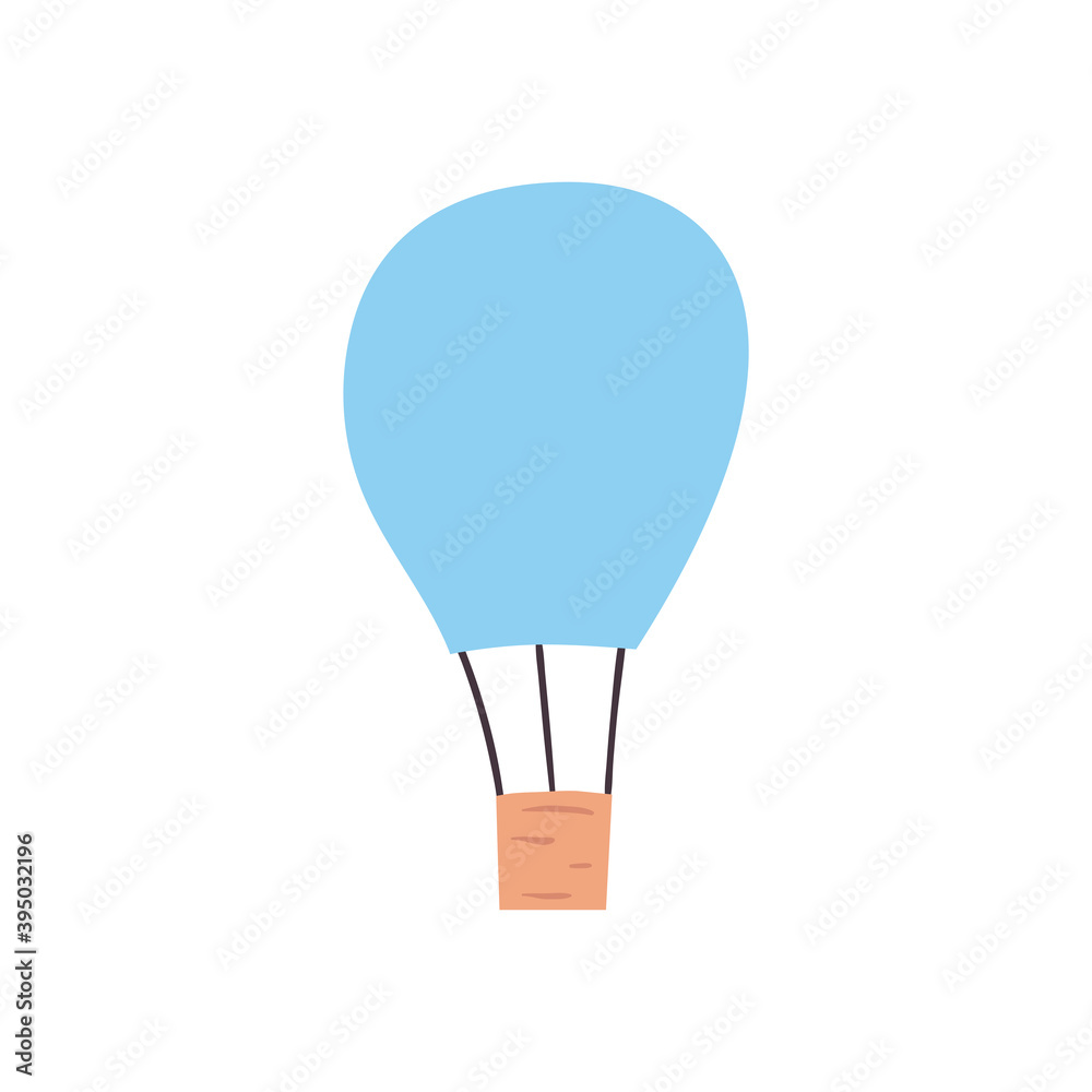 hot air balloon icon daily sticker flat style icon vector design hot air balloon icon daily sticker flat style icon vector design
