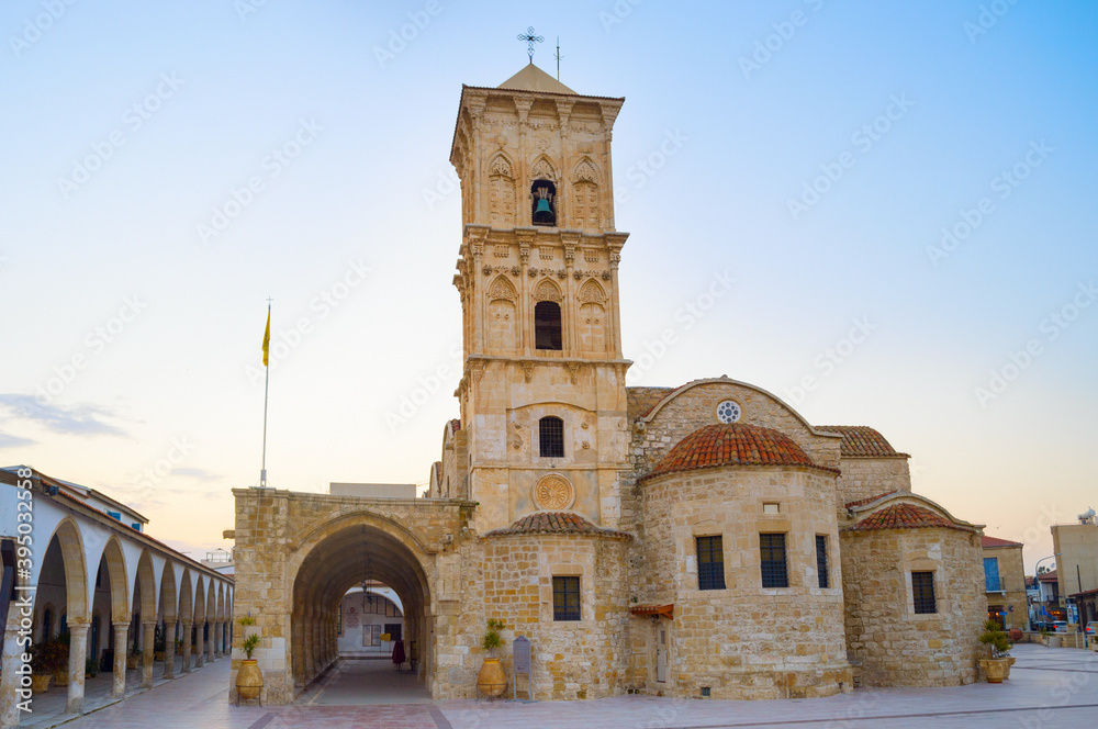 Lazarus church Larnaka twilight Cyprus