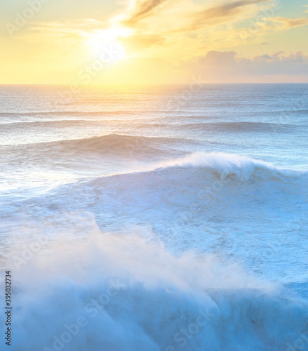 Atlantic ocean sunset Portu...