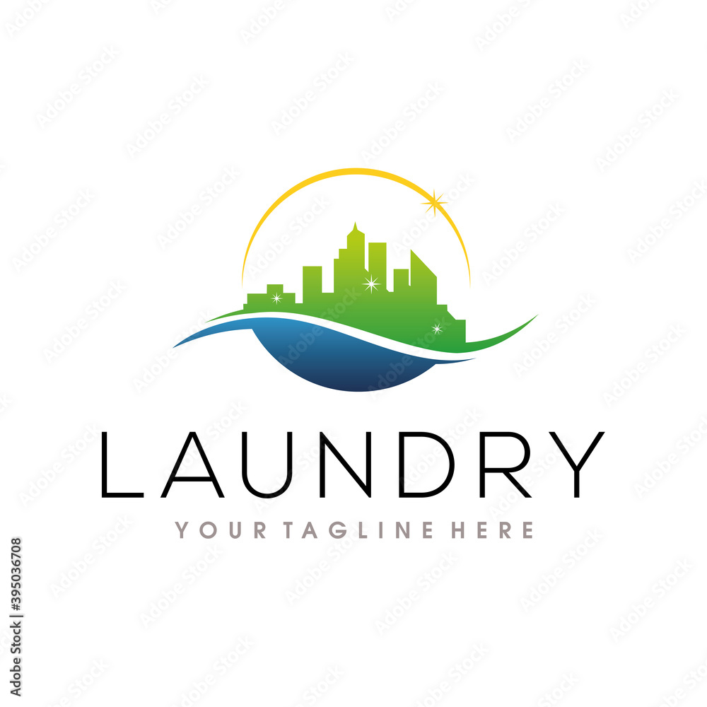 House Cleaning Logo. Cleaning Service Logo Vector Template