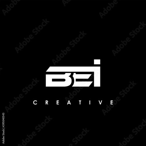 BEI Letter Initial Logo Design Template Vector Illustration 