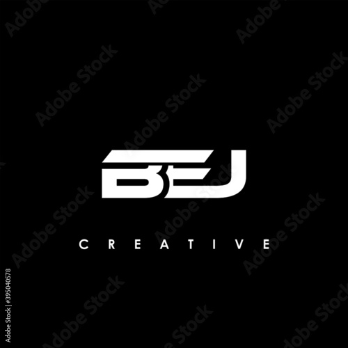 BEJ Letter Initial Logo Design Template Vector Illustration	
