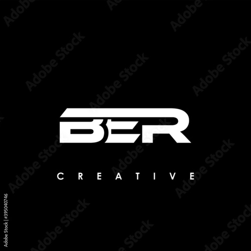BER Letter Initial Logo Design Template Vector Illustration	
