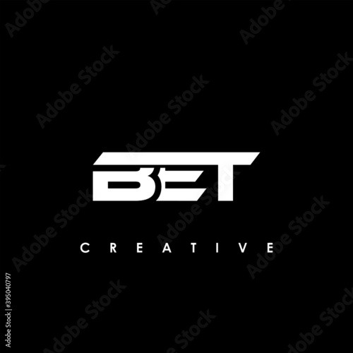 BET Letter Initial Logo Design Template Vector Illustration	
