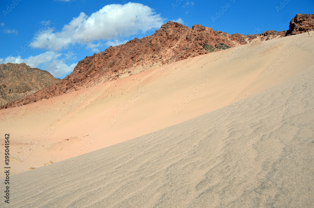 Desert of Sinai Peninsula, Egypt. Near Sharm El Sheikh