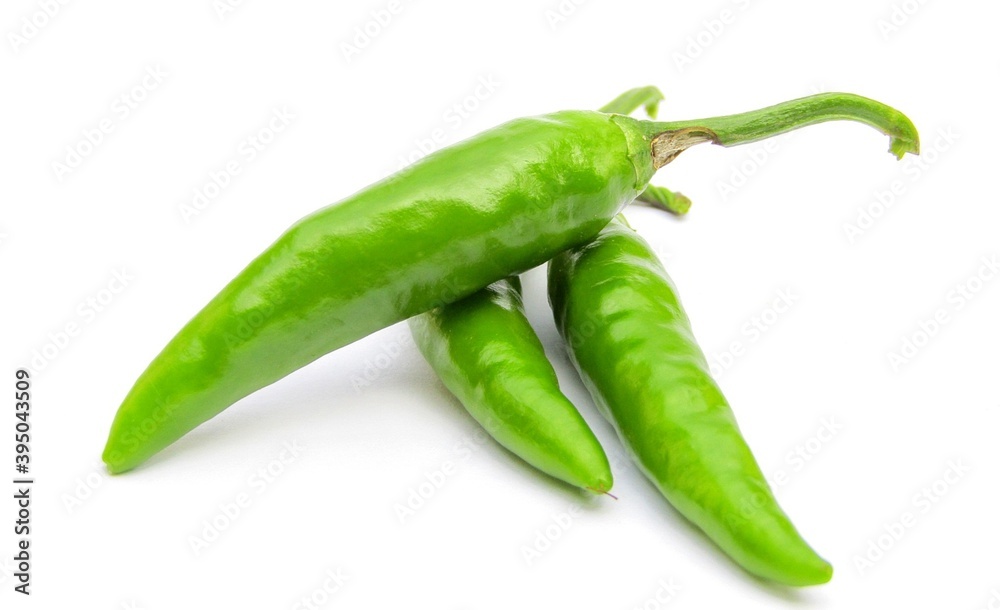 Fresh green chili pepper Fresh green chili pepper