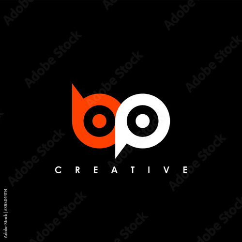 Foto BP Letter Initial Logo Design Template Vector Illustration