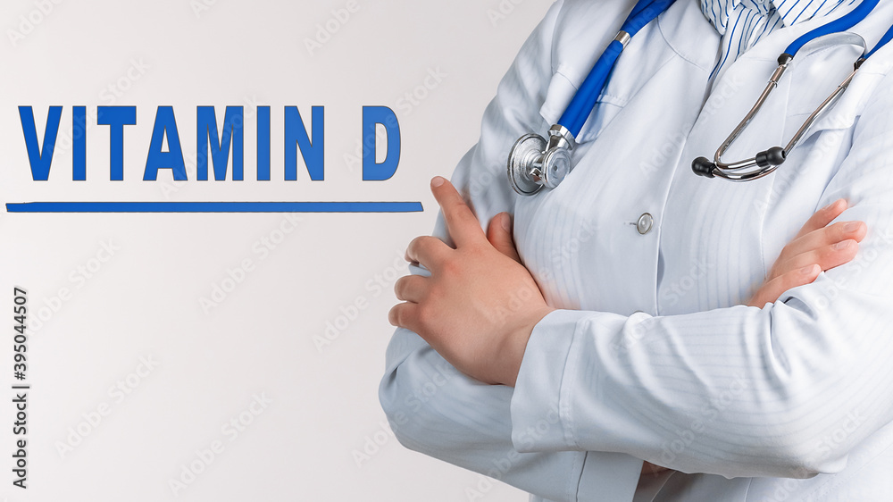 Word VITAMIN D on a white background. Medical concept Word VITAMIN D on a white background. Medical concept