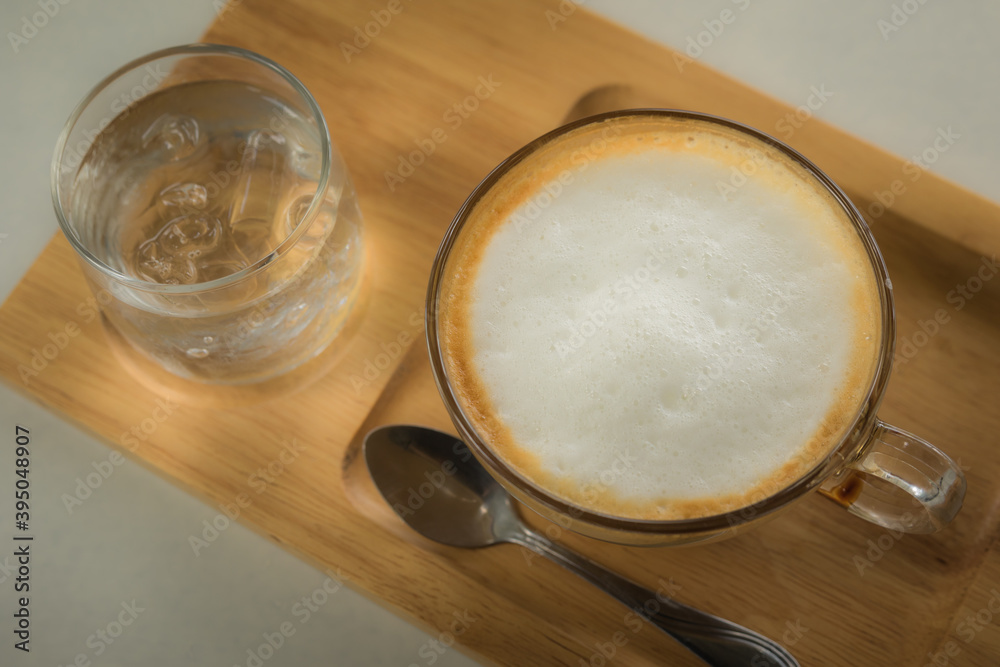 Hot coffee.