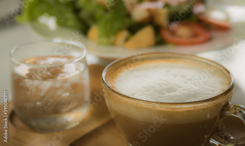 Obraz na płótnie Hot coffee. w salonie