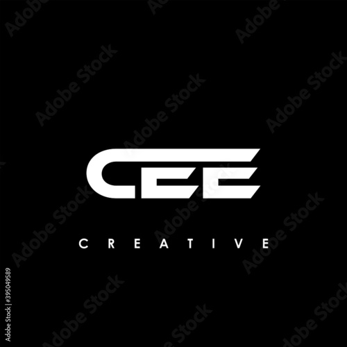 Schilderij op canvas CEE Letter Initial Logo Design Template Vector Illustration