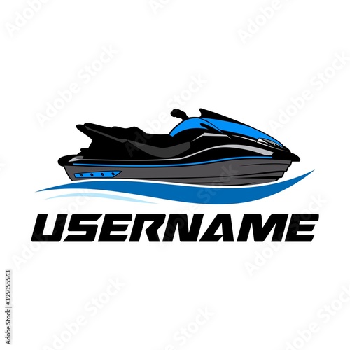 boat speed logo design  icon vector