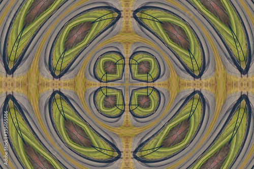 Detailreiches Kreuz, aus der Natur und Umwelt!