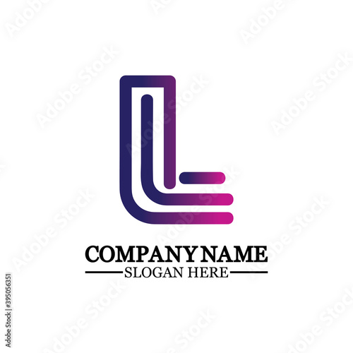 Free Download Letter L logo icon design template elements - GFXLoad