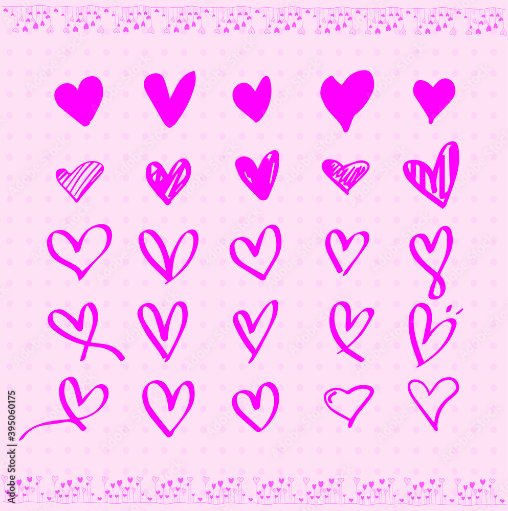 Hearths hand draw Hearths hand draw