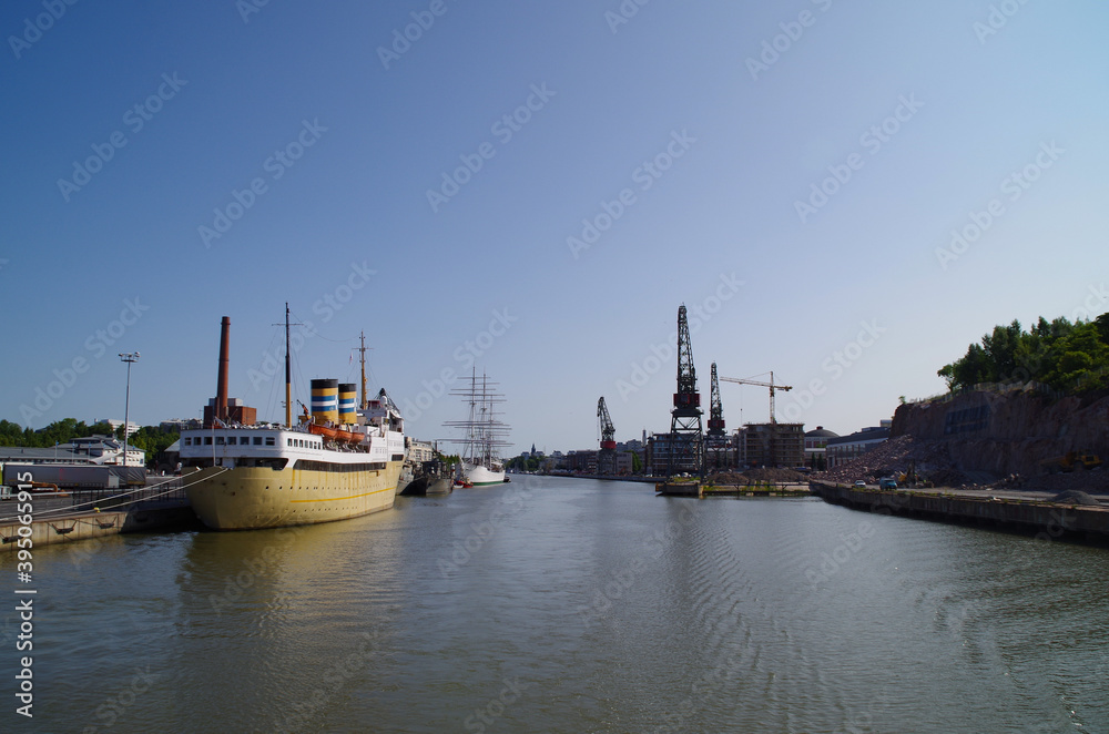 old ships on the Aura River