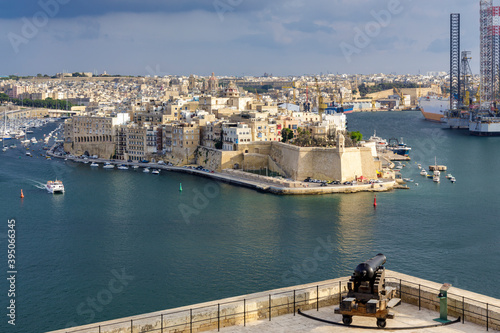 The three old cities, Vittoriosa, Senglea a Cospicua at the grand harbour in Malta photo