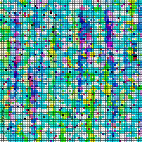 Blue purple mosaic abstract background with mosaic