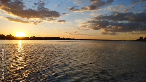 river sunset