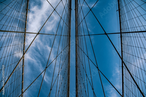 cavi del ponte di brooklin - texture photo