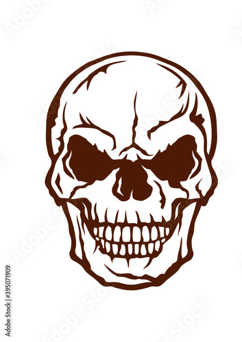 tete de mort crane halloween