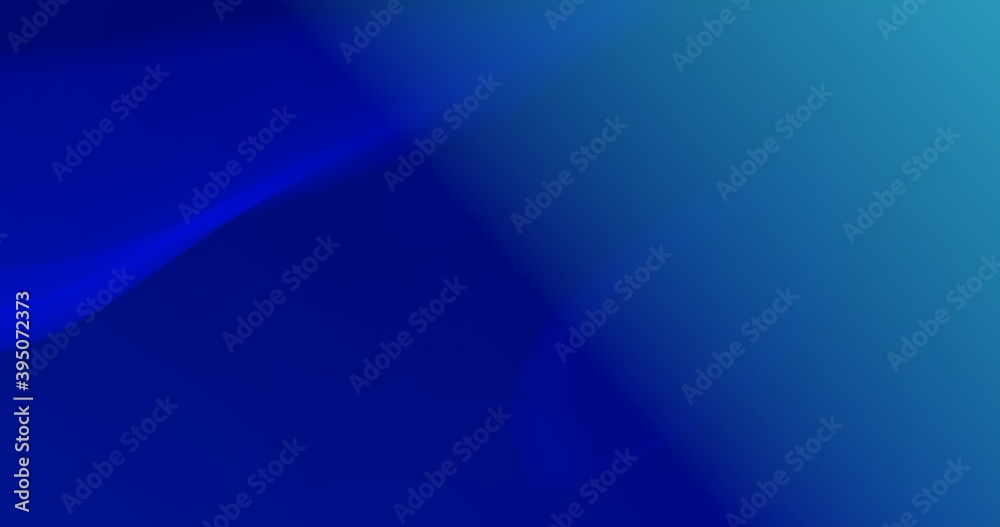 Abstract defocused 4k resolution geometric curves background for wallpaper, backdrop and varied nature design. Reflex blue and electric blue colors.
