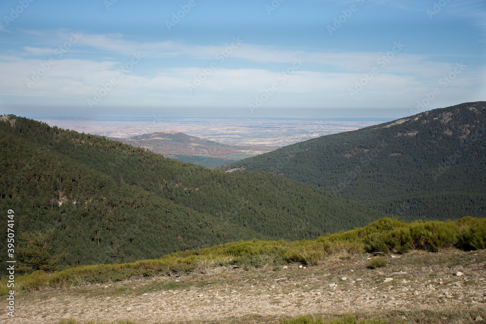 Fototapeta premium Landscapes and forests of Navacerrada